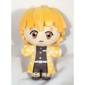Demon Slayer ZENITSU Backpack Hanger Key Chain Kimetsu No Yaiba 3in Figure GUC